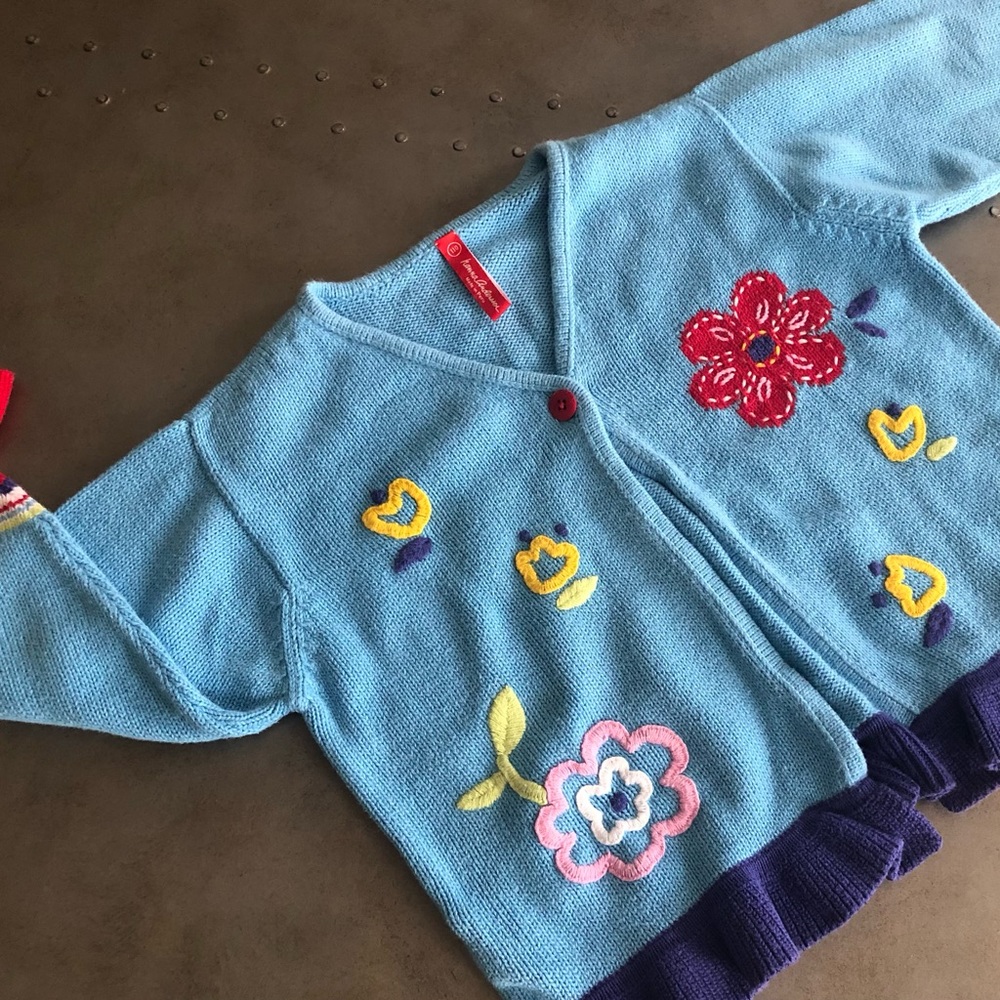 Hanna Andersson Knit Cardigan 5T